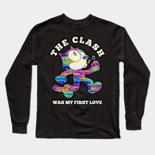 the clash felix glitch Long Sleeve T-Shirt